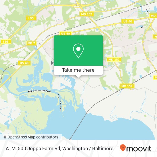 Mapa de ATM, 500 Joppa Farm Rd