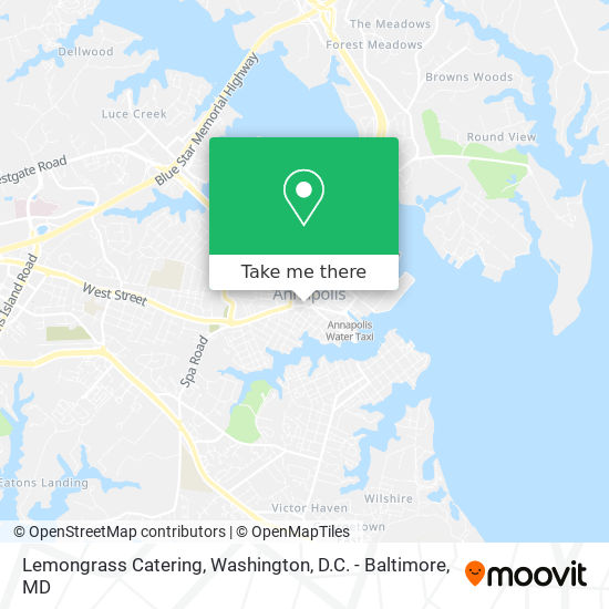 Lemongrass Catering map