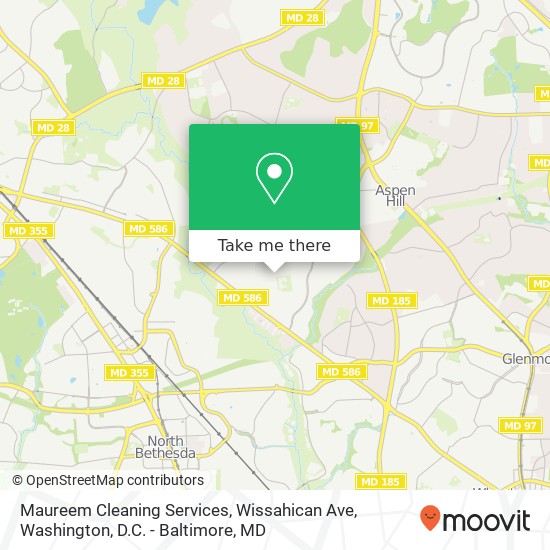 Maureem Cleaning Services, Wissahican Ave map