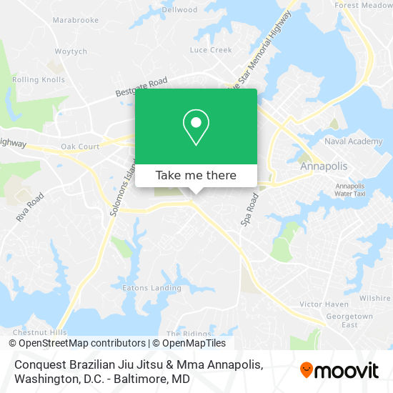 Conquest Brazilian Jiu Jitsu & Mma Annapolis map