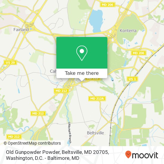 Old Gunpowder Powder, Beltsville, MD 20705 map