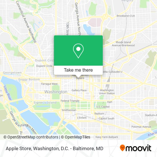 Mapa de Apple Store