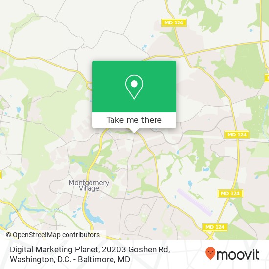 Digital Marketing Planet, 20203 Goshen Rd map