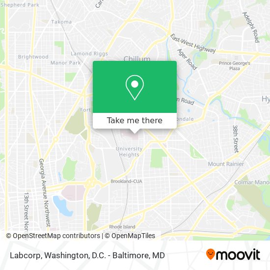 Labcorp map