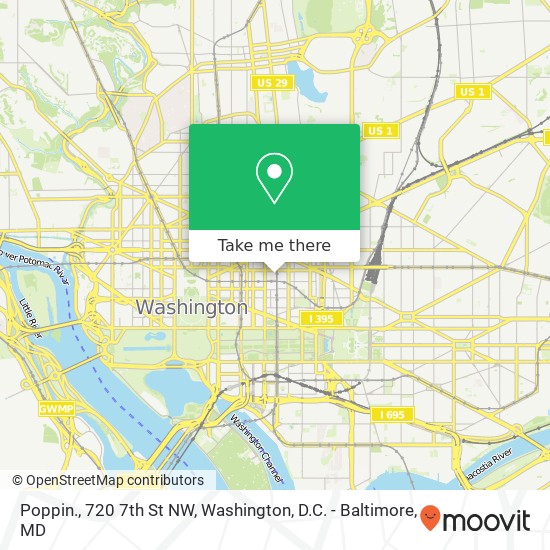 Poppin., 720 7th St NW map