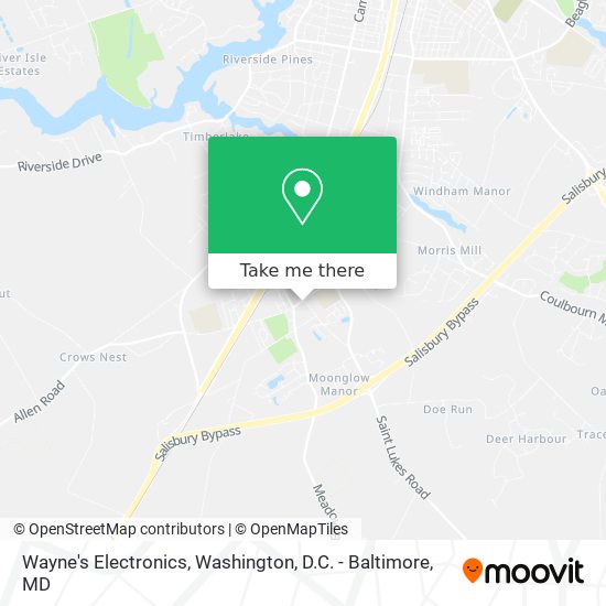 Mapa de Wayne's Electronics