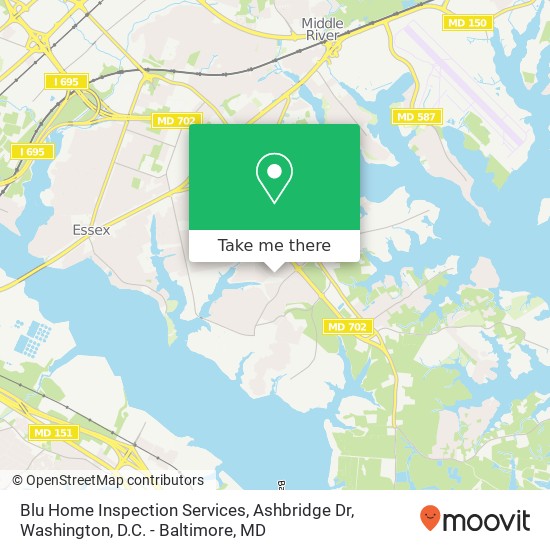 Mapa de Blu Home Inspection Services, Ashbridge Dr