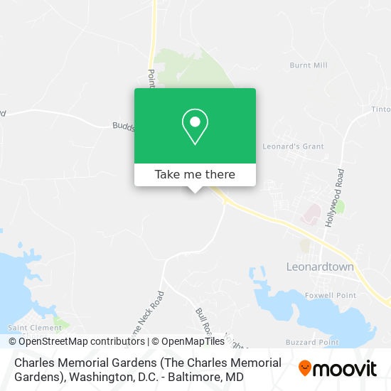 Mapa de Charles Memorial Gardens