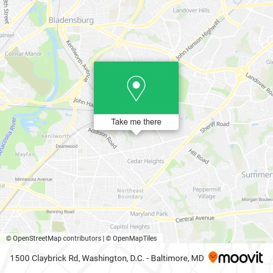 1500 Claybrick Rd map