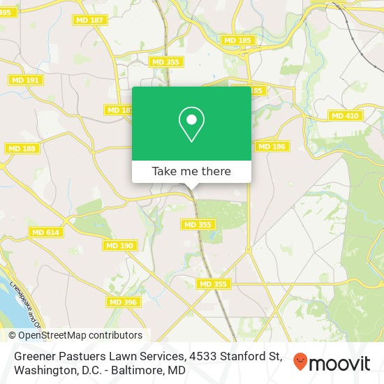 Greener Pastuers Lawn Services, 4533 Stanford St map