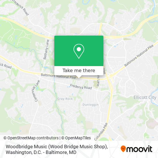 Mapa de Woodbridge Music (Wood Bridge Music Shop)