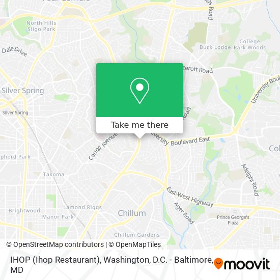 Mapa de IHOP (Ihop Restaurant)