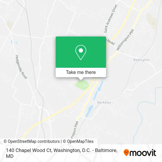 140 Chapel Wood Ct map