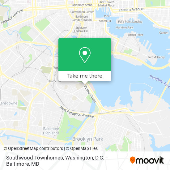 Mapa de Southwood Townhomes