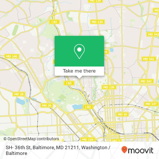SH- 36th St, Baltimore, MD 21211 map