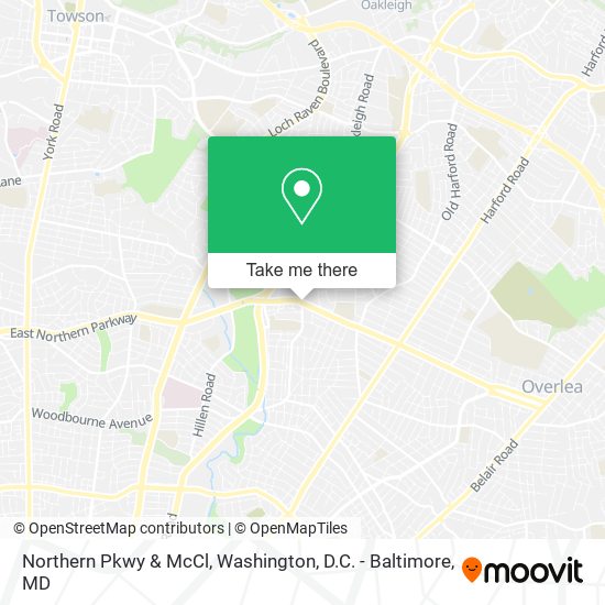 Mapa de Northern Pkwy & McCl