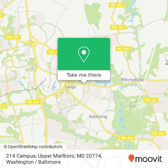 214 Campus, Upper Marlboro, MD 20774 map