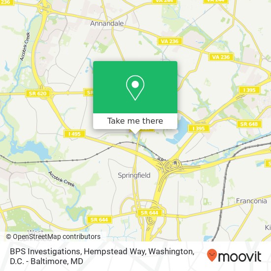 Mapa de BPS Investigations, Hempstead Way