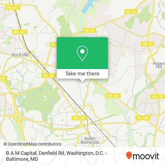 Mapa de B A M Capital, Denfield Rd