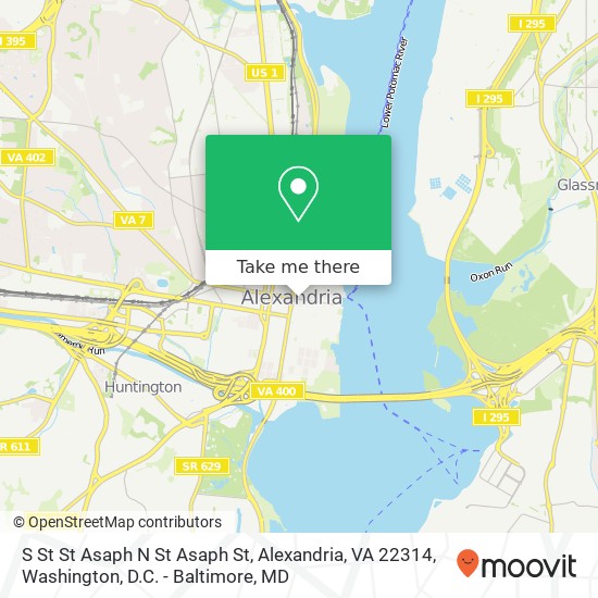 S St St Asaph N St Asaph St, Alexandria, VA 22314 map