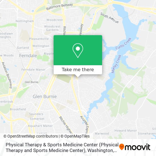 Physical Therapy & Sports Medicine Center map