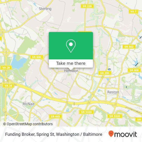 Mapa de Funding Broker, Spring St