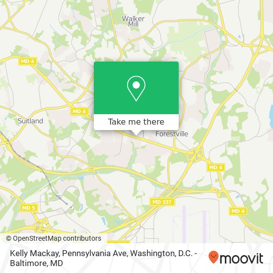 Kelly Mackay, Pennsylvania Ave map