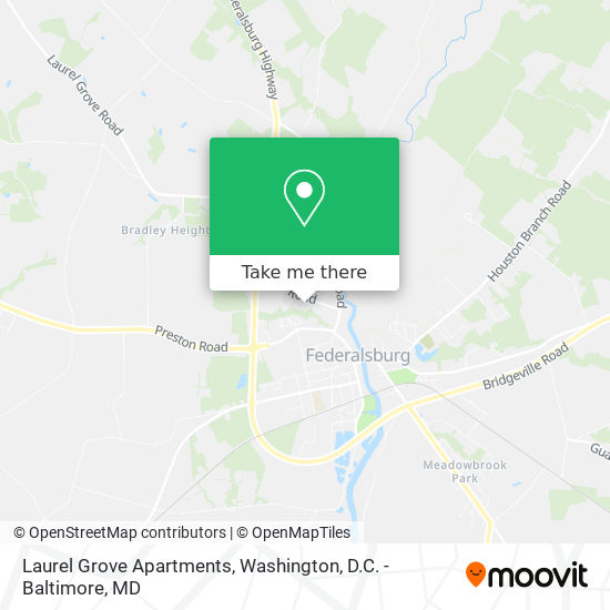 Laurel Grove Apartments map