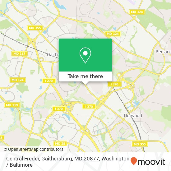 Central Freder, Gaithersburg, MD 20877 map