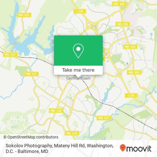 Sokolov Photography, Mateny Hill Rd map