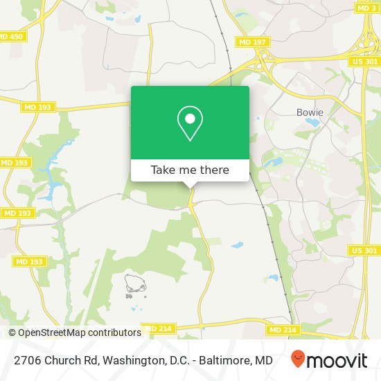 2706 Church Rd, Bowie, MD 20721 map