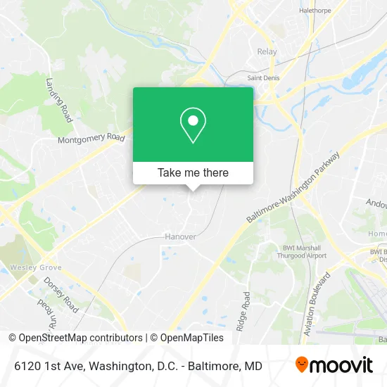 6120 1st Ave map