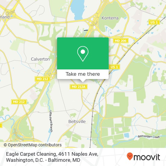 Eagle Carpet Cleaning, 4611 Naples Ave map