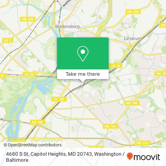 4680 S St, Capitol Heights, MD 20743 map