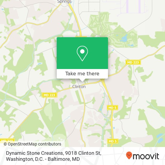 Mapa de Dynamic Stone Creations, 9018 Clinton St