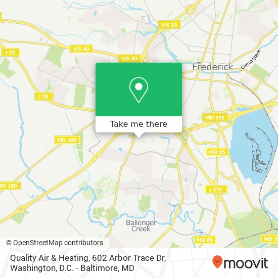 Quality Air & Heating, 602 Arbor Trace Dr map