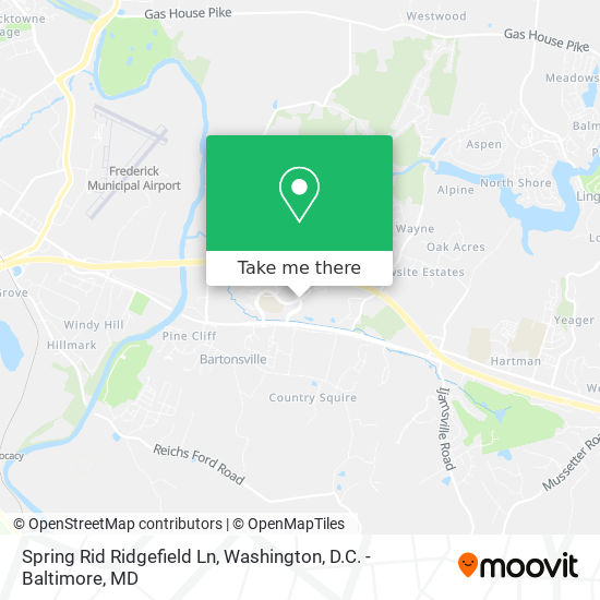 Mapa de Spring Rid Ridgefield Ln