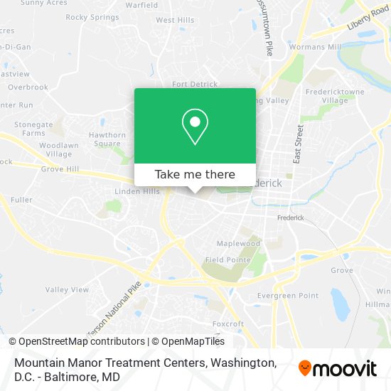 Mapa de Mountain Manor Treatment Centers