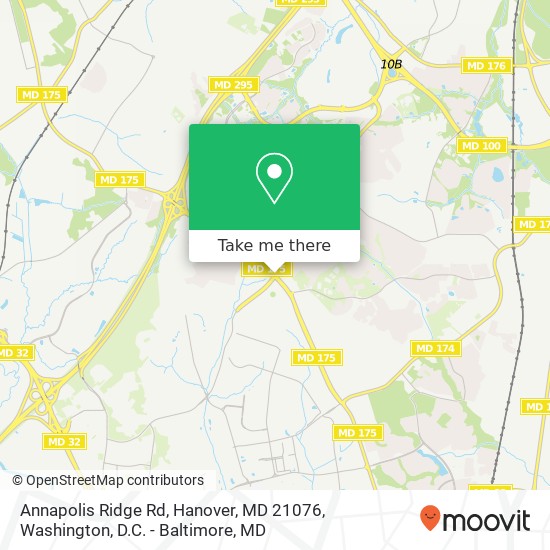 Annapolis Ridge Rd, Hanover, MD 21076 map