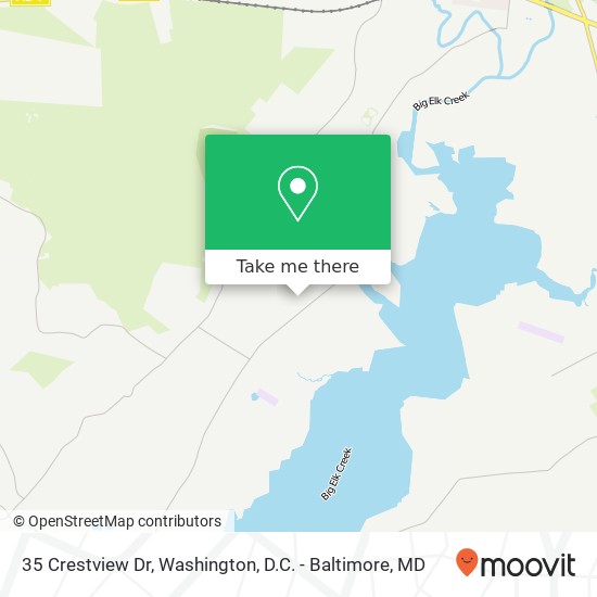 Mapa de 35 Crestview Dr, Elkton, MD 21921