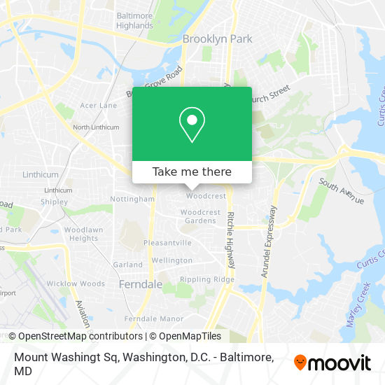 Mount Washingt Sq map