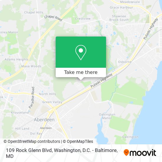 109 Rock Glenn Blvd map