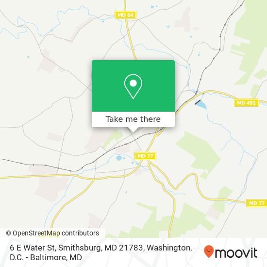 6 E Water St, Smithsburg, MD 21783 map