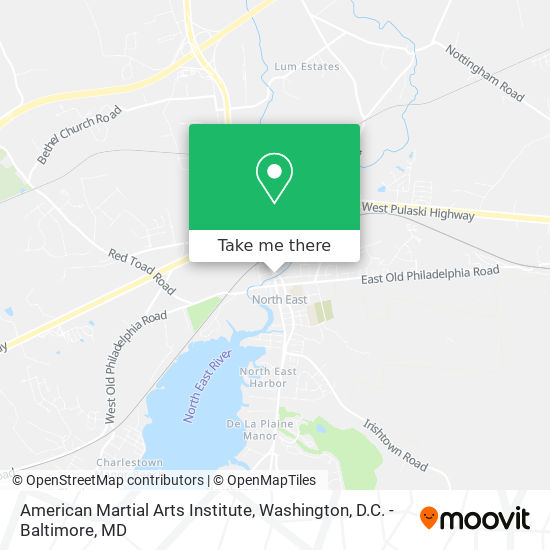 American Martial Arts Institute map