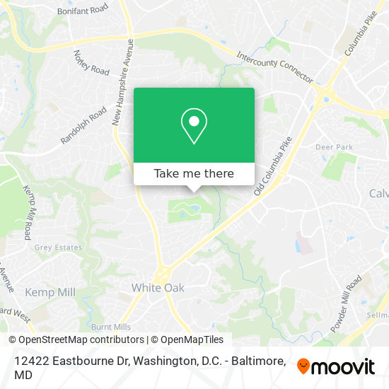 12422 Eastbourne Dr map