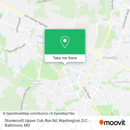 Stonecroft Upper Cub Run Rd map