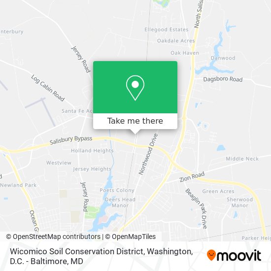 Wicomico Soil Conservation District map
