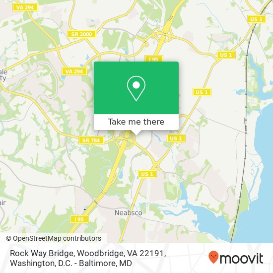 Mapa de Rock Way Bridge, Woodbridge, VA 22191