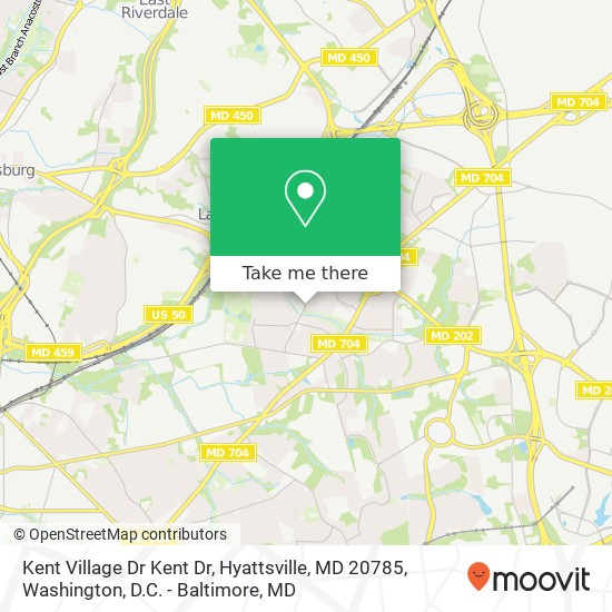 Kent Village Dr Kent Dr, Hyattsville, MD 20785 map