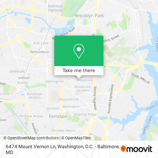 6474 Mount Vernon Ln map
